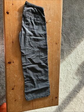 American Eagle Outfitters Women's Straight Leg Cargo Pants - Gray